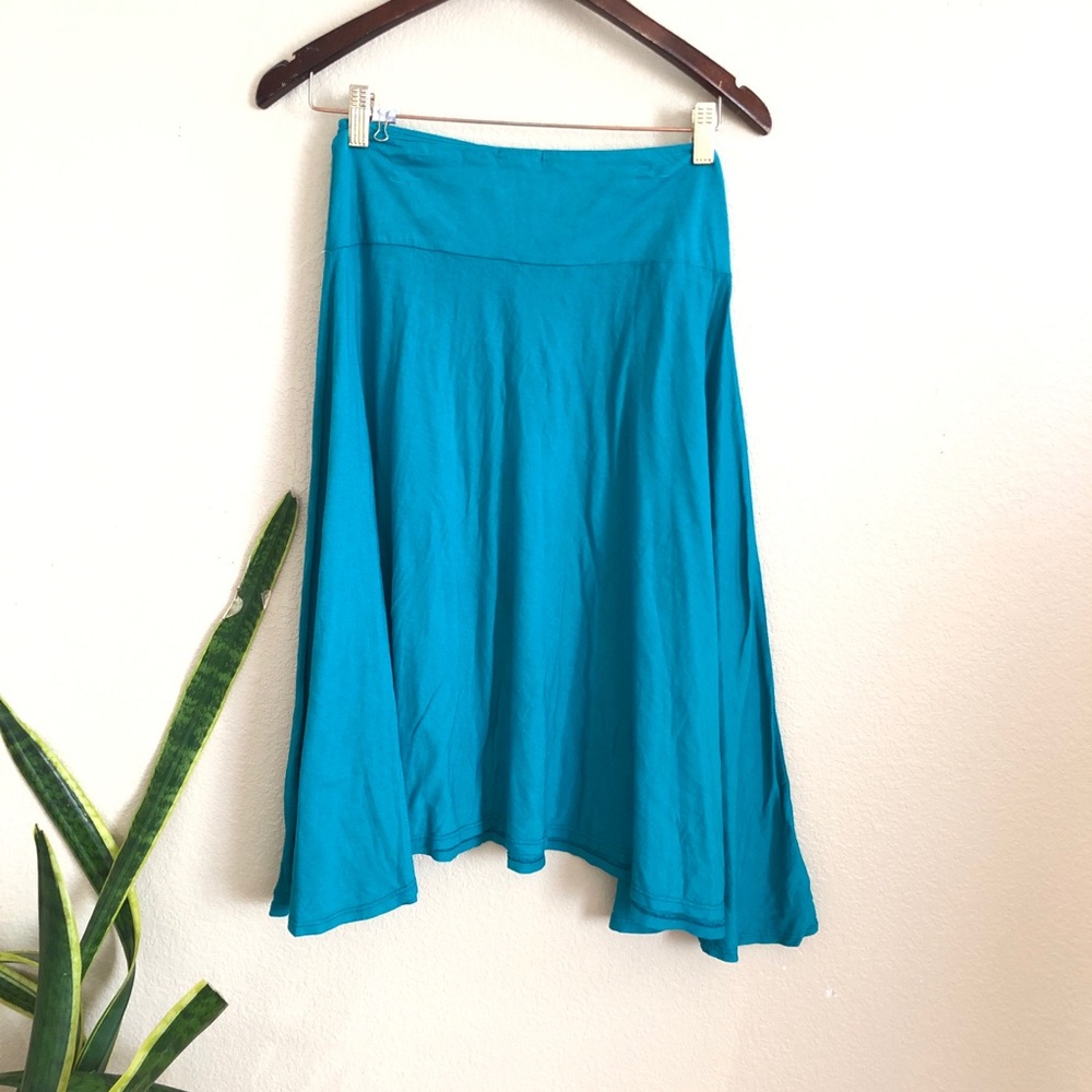 NWOT Aqua Asymmetrical Skirt